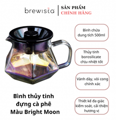 Bình Server Brewista X Series 500ml Bright Moon – Bình Đựng Cà Phê Pour Over Thủy Tinh Chịu Nhiệt Chính Hãng