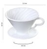 Phễu Lọc Cà Phê V60 Brewista Dripper Sứ Cao Cấp – Màu Trắng Pour Over Chính Hãng