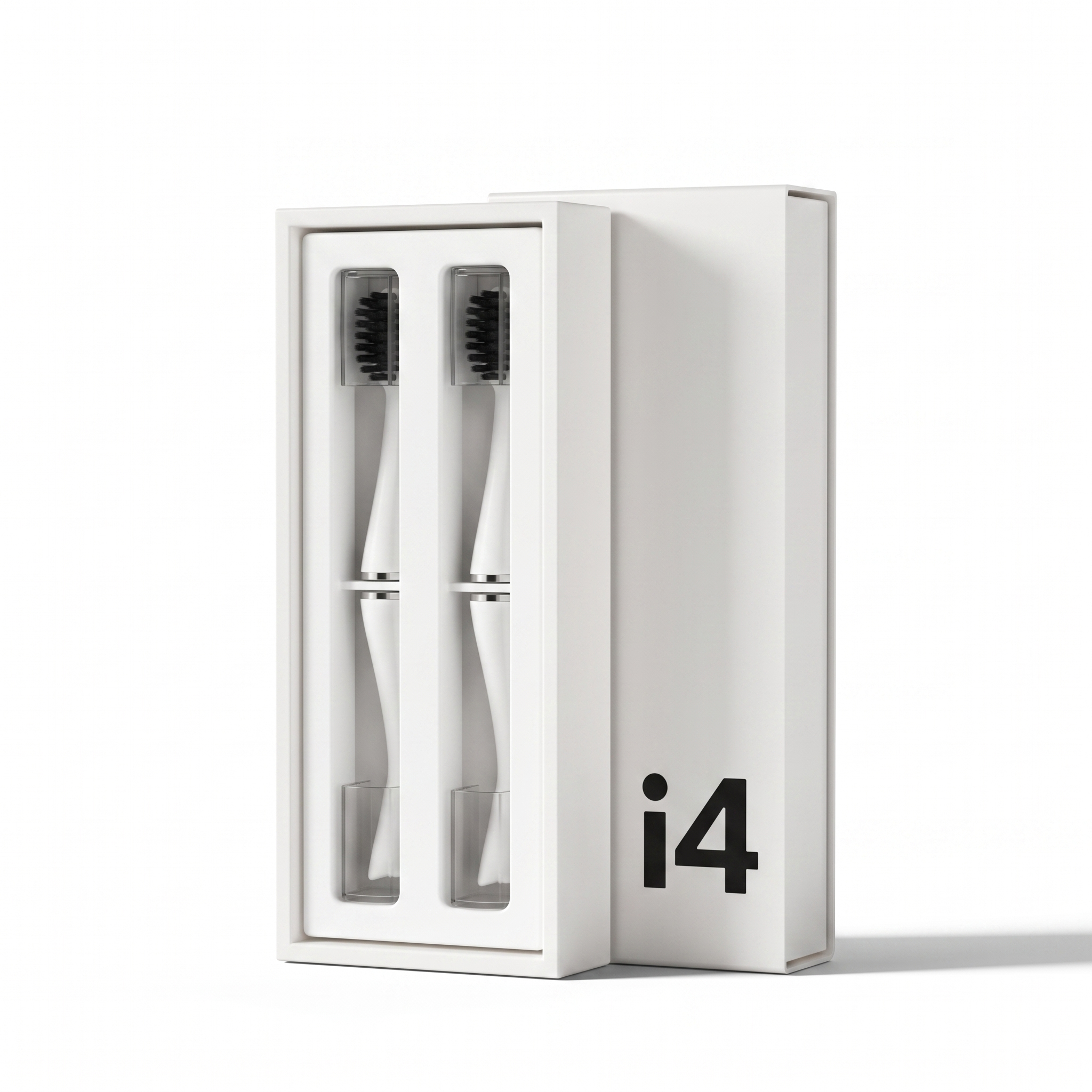 BỘ 4 ĐẦU BÀN CHẢI MIPOW (USA) Ultra Slim Toothbrush Travel Edition CI900-YST - Hàng Táo Tám