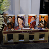 Set 4 ly sứ Carmani - A. Modigliani - 350ml - Hàng Táo Tám