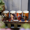 Set 4 ly sứ Carmani - A. Modigliani - 350ml - Hàng Táo Tám