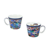 Bộ ly và đĩa sứ Carmani Cup of espresso - C. Monet, Water Lilies 100ml