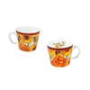 Bộ ly và đĩa sứ Carmani Espresso cup - V. Van Gogh, Sunflowers 100ml
