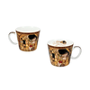 Bộ ly và đĩa sứ Carmani Espresso cup - G. Klimt, The Kiss 100ml