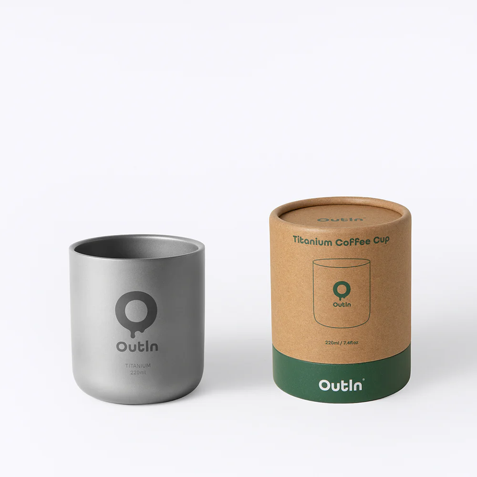 Ly giữ nhiệt OutIn Titanium Coffee Cup - Hàng Táo Tám