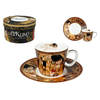Bộ ly và đĩa sứ Carmani Espresso cup - G. Klimt, The Kiss 100ml