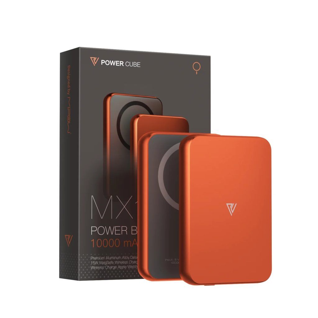 Pin dự phòng 3-in-1 PowerCube by MiPow Ultra-Slim MagSafe 10000mAh (Chứng chỉ CCC) – Sạc không dây cho iPhone / Apple Watch / AirPods | Chính hãng tại Tám Táo