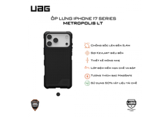 Ốp Lưng iPhone 17 Series UAG Metropolis LT Kevlar - Hàng Táo Tám