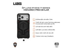 Ốp Lưng iPhone 17 Series UAG Monarch Pro Kevlar - Hàng Táo Tám