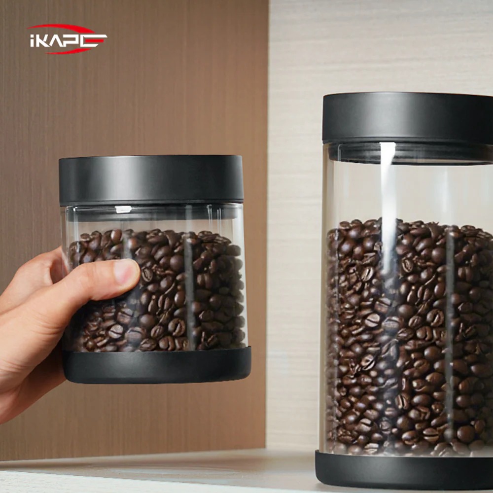 Hũ thủy tinh đựng cà phê chân không IKAPE Vacuum Bean Storage Tank – Hộp bảo quản cà phê bằng pin sạc | Chính hãng tại Tám Táo