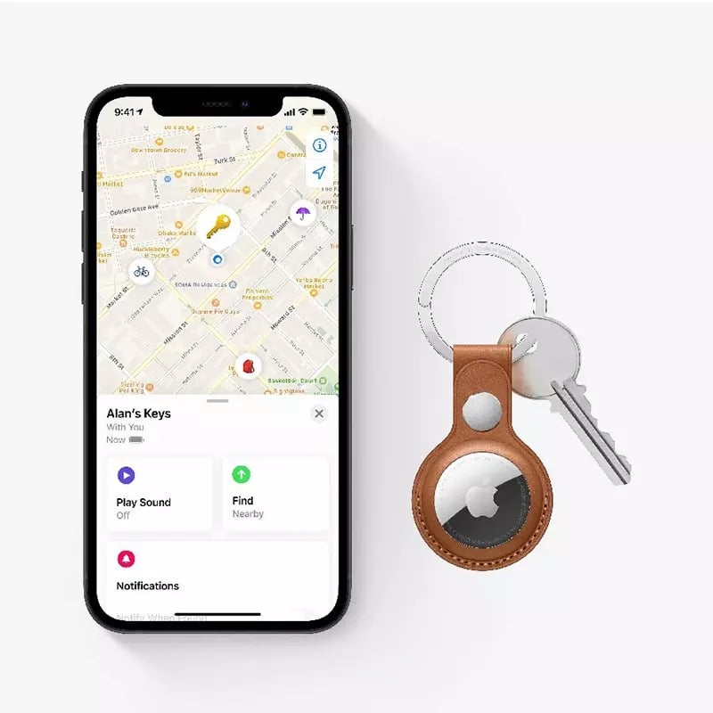 Apple AirTag Gen 1 / Gen 2 – Thiết bị định vị thông minh theo dõi chìa khóa, ví, balo - Hàng Táo Tám