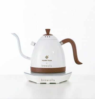 Ấm điện cổ ngỗng YearnTour x Brewista 600ml Flow Controller – Matte Black | Điều chỉnh dòng chảy – Pour-Over chuyên nghiệp