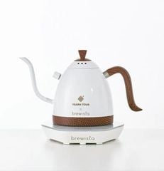 Ấm điện cổ ngỗng YearnTour x Brewista 600ml Flow Controller – Matte Black | Điều chỉnh dòng chảy – Pour-Over chuyên nghiệp