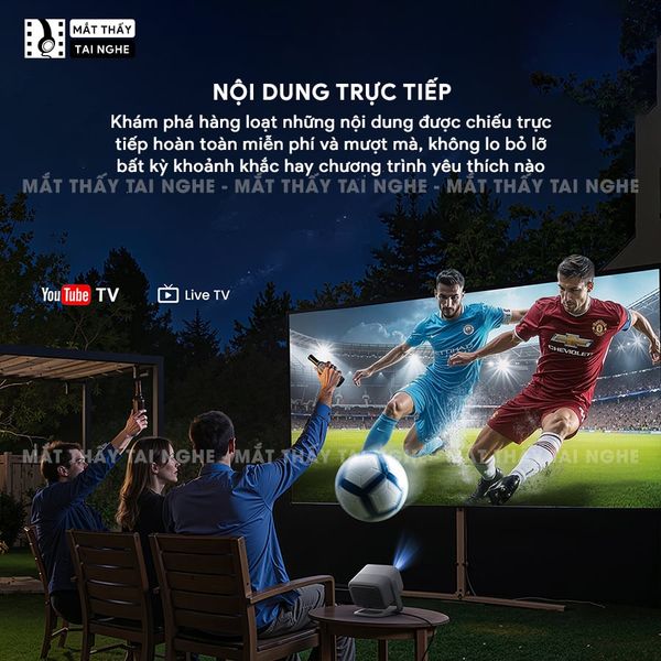 JMGO N1s 4K New 2026 - Máy chiếu thông minh tích hợp Google TV và hỗ trợ Netflix chính chủ, độ phân giải 4K UHD 3840x2160p, độ sáng 1.700 ISO lumens