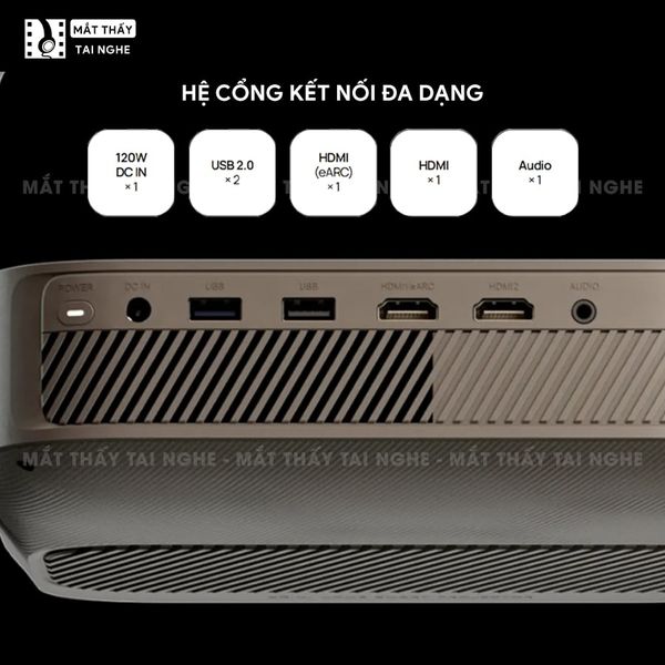 XGIMI Elfin Flip 4K - Máy chiếu thông minh tích hợp Google TV và Netflix chính chủ, sử dụng công nghệ DLP, độ sáng 1.600 ISO lumens, độ phân giải chuẩn 4K UHD cho hình ảnh và màu sắc cực đẹp