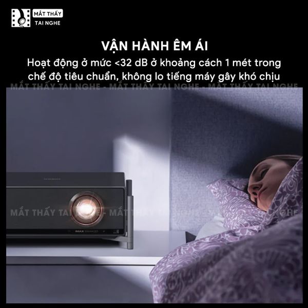 Xgimi Titan - Máy chiếu 4K chuyên nghiệp đầu tiên của Xgimi, sử dụng công nghệ Laser kép cao cấp, độ phân giải chuẩn 4K UHD, độ sáng 5000 ISO Lumens, tương phản 5.000.000:1, đạt chứng nhận IMAX Enhanced & Dolby Vision và tích hợp loa Harman Kardon