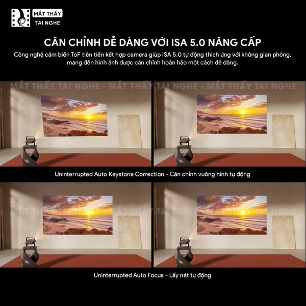 XGIMI Elfin Flip 4K - Máy chiếu thông minh tích hợp Google TV và Netflix chính chủ, sử dụng công nghệ DLP, độ sáng 1.600 ISO lumens, độ phân giải chuẩn 4K UHD cho hình ảnh và màu sắc cực đẹp