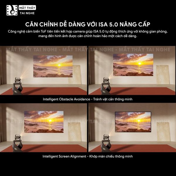 XGIMI Elfin Flip 4K - Máy chiếu thông minh tích hợp Google TV và Netflix chính chủ, sử dụng công nghệ DLP, độ sáng 1.600 ISO lumens, độ phân giải chuẩn 4K UHD cho hình ảnh và màu sắc cực đẹp