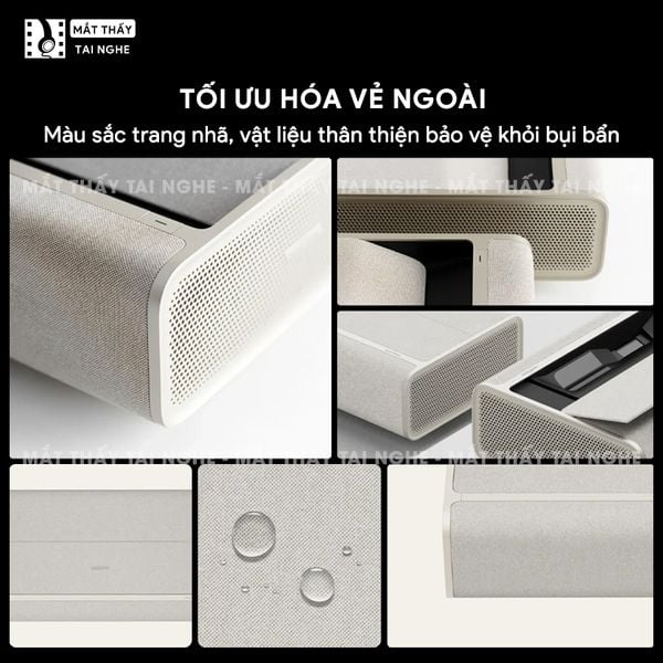 Xgimi Aura 2 New - Máy chiếu siêu gần 4K thông minh tích hợp Google TV, sử dụng công nghệ Dual Light 2.0, đạt chứng nhận IMAX Enhanced, độ phân giải chuẩn 4K UHD, độ sáng 2300 ISO Lumens, loa Harman Kardon và Dolby Vision