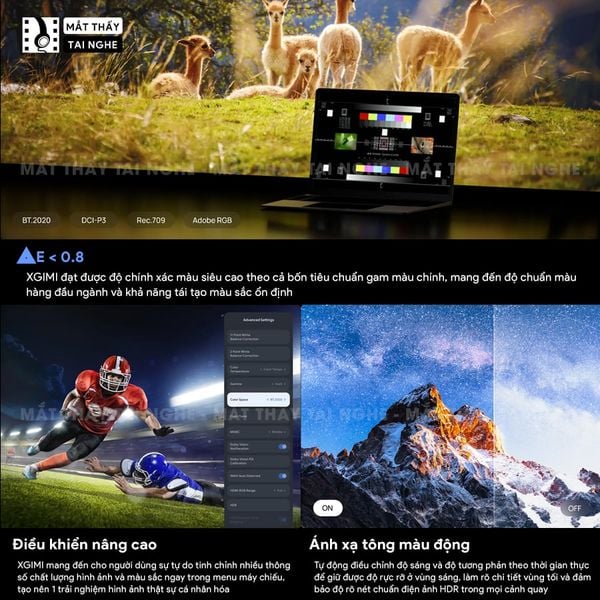 Xgimi Horizon 20 - Máy chiếu 4K thông minh tích hợp Google TV, sử dụng công nghệ RGB Triple Laser, độ phân giải chuẩn 4K UHD, độ sáng 3200 ISO Lumens, đạt chứng nhận IMAX Enhanced & Dolby Vision và tích hợp loa Harman Kardon