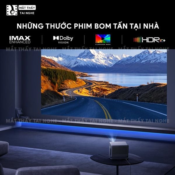 Xgimi Horizon 20 - Máy chiếu 4K thông minh tích hợp Google TV, sử dụng công nghệ RGB Triple Laser, độ phân giải chuẩn 4K UHD, độ sáng 3200 ISO Lumens, đạt chứng nhận IMAX Enhanced & Dolby Vision và tích hợp loa Harman Kardon