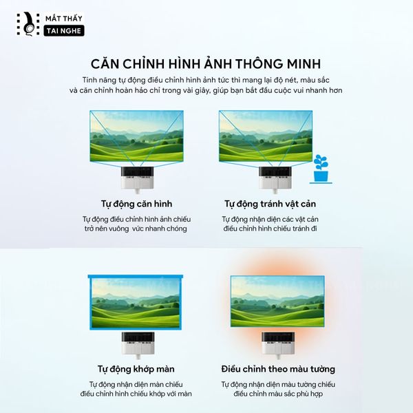 Epson EF-71 - Máy chiếu mini thông minh tích hợp Google TV, sử dụng công nghệ 3LCD độc quyền kết hợp nguồn sáng RGB-LED tiên tiến, độ sáng 700 ISO lumens, độ phân giải chuẩn Full HD, tương phản 5.000.000:1 cho hình ảnh và màu sắc cực đẹp