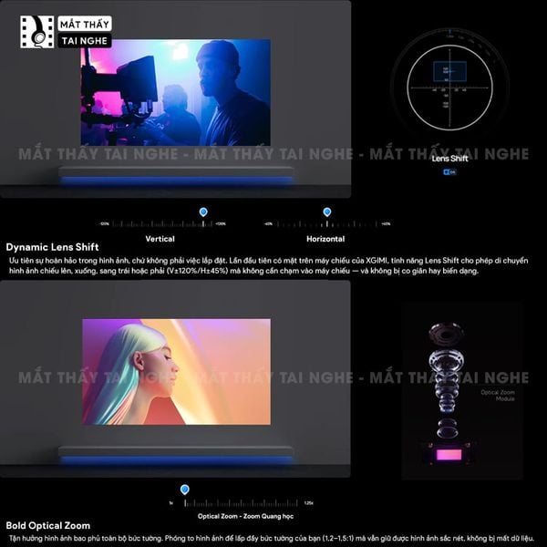 Xgimi Horizon 20 - Máy chiếu 4K thông minh tích hợp Google TV, sử dụng công nghệ RGB Triple Laser, độ phân giải chuẩn 4K UHD, độ sáng 3200 ISO Lumens, đạt chứng nhận IMAX Enhanced & Dolby Vision và tích hợp loa Harman Kardon
