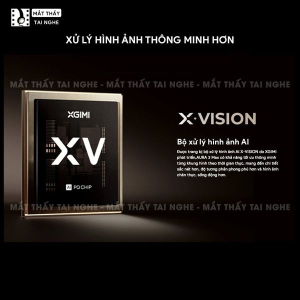 XGIMI Aura 3 Max - Máy chiếu siêu gần 4K thông minh tích hợp Google TV, sử dụng công nghệ RGB Triple-Laser, đạt chứng nhận IMAX Enhanced, độ phân giải chuẩn 4K UHD, độ sáng 5700 ISO Lumens, loa Harman Kardon và Dolby Vision