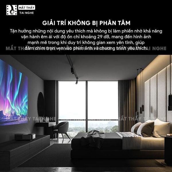 Epson Lifestudio Grand EH-LS670 - Máy chiếu siêu gần 4K thông minh tích hợp Google TV và Netflix chính chủ, độ phân giải chuẩn 4K UHD 3840x2160p, độ sáng 3.600 lumen, tương phản siêu cao 5.000.000:1