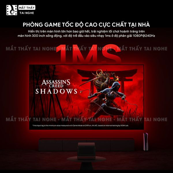 XGIMI Horizon 20 Max - Máy chiếu 4K thông minh tích hợp Google TV, sử dụng công nghệ RGB Triple Laser, độ phân giải chuẩn 4K UHD, độ sáng 5700 ISO Lumens, đạt chứng nhận IMAX Enhanced & Dolby Vision và tích hợp loa Harman Kardon
