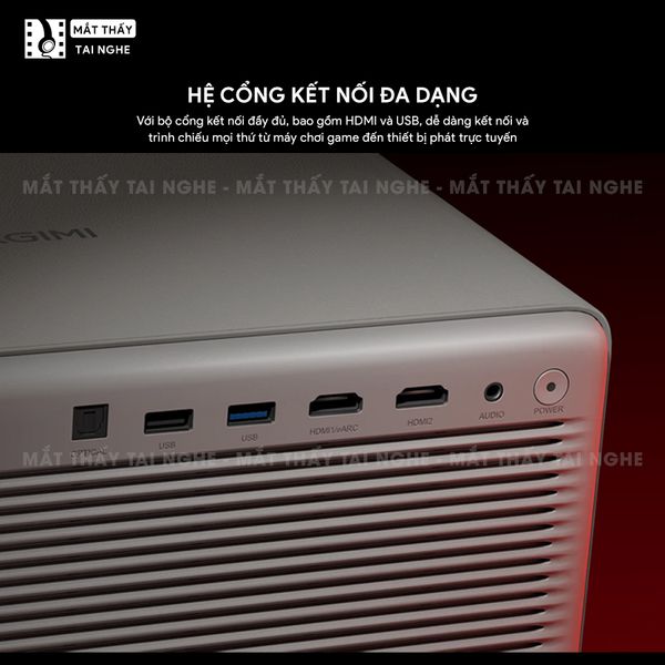 XGIMI Horizon 20 Max - Máy chiếu 4K thông minh tích hợp Google TV, sử dụng công nghệ RGB Triple Laser, độ phân giải chuẩn 4K UHD, độ sáng 5700 ISO Lumens, đạt chứng nhận IMAX Enhanced & Dolby Vision và tích hợp loa Harman Kardon