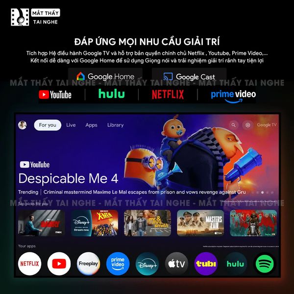 XGIMI Horizon 20 Max - Máy chiếu 4K thông minh tích hợp Google TV, sử dụng công nghệ RGB Triple Laser, độ phân giải chuẩn 4K UHD, độ sáng 5700 ISO Lumens, đạt chứng nhận IMAX Enhanced & Dolby Vision và tích hợp loa Harman Kardon
