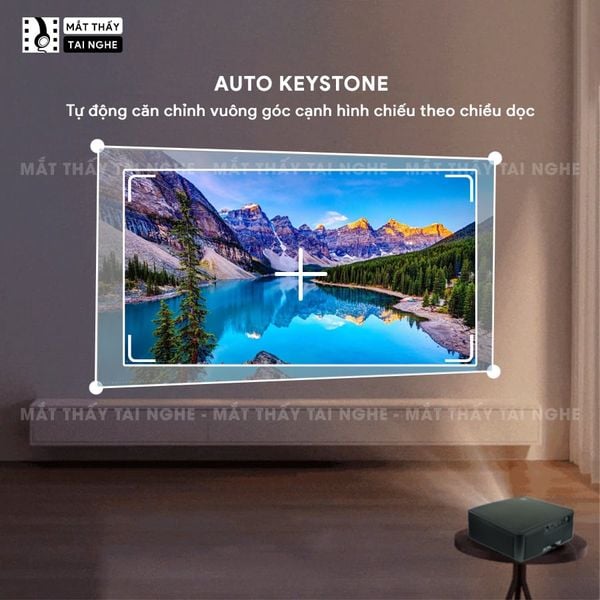 Xview NF300 GTV - Máy chiếu LED LCD sáng nhất hiện nay, độ sáng lên đến 1.800 ansi, phân giải thực chuẩn Full HD 1080p, hỗ trợ hệ điều hành Google TV mượt mà và chứng chỉ xem Netflix