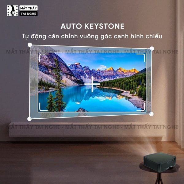 Xview NF300 GTV - Máy chiếu LED LCD sáng nhất hiện nay, độ sáng lên đến 1.800 ansi, phân giải thực chuẩn Full HD 1080p, hỗ trợ hệ điều hành Google TV mượt mà và bản quyền Netflix chính chủ