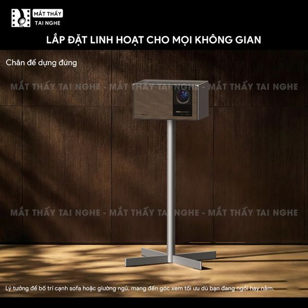 XGIMI Titan Noir Ultra Max - Máy chiếu 4K thông minh cao cấp, tích hợp Google TV, sử dụng công nghệ RGB Triple Laser, độ phân giải chuẩn 4K UHD, độ sáng 8.000 ISO Lumens, đạt chứng nhận IMAX Enhanced & Dolby Vision và tích hợp loa Harman Kardon