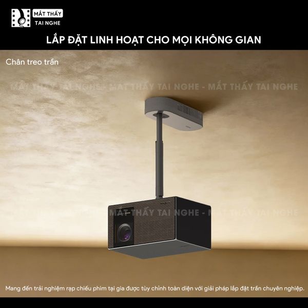 XGIMI Titan Noir Ultra Max - Máy chiếu 4K thông minh cao cấp, tích hợp Google TV, sử dụng công nghệ RGB Triple Laser, độ phân giải chuẩn 4K UHD, độ sáng 8.000 ISO Lumens, đạt chứng nhận IMAX Enhanced & Dolby Vision và tích hợp loa Harman Kardon