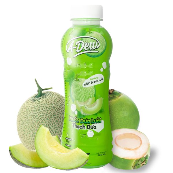 A-Dew 蜜瓜椰子冻饮料  450ml