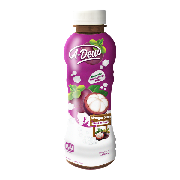 450ml A-Dew Mangosteen Juice Drink With Nata De Coco