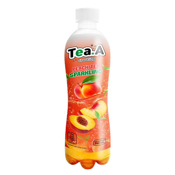 390ml Tea.A Sparkling Peach Tea