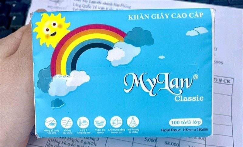 Giấy rút cầu vồng Mylan 300 tờ