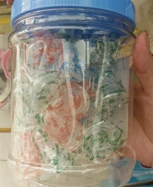 Núm vú silicon cổ hẹp gb-baby