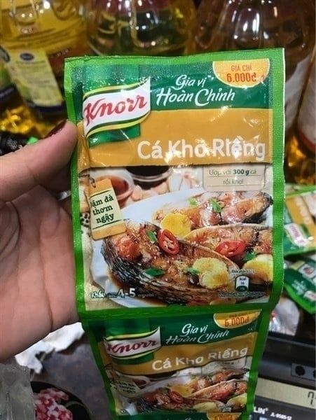 Gia vị cá kho riềng