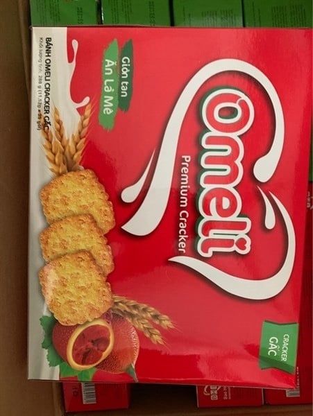 Omeli Cracker gấc 288g