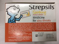 Strepsils soothing honey lemon hộp 2vx12v