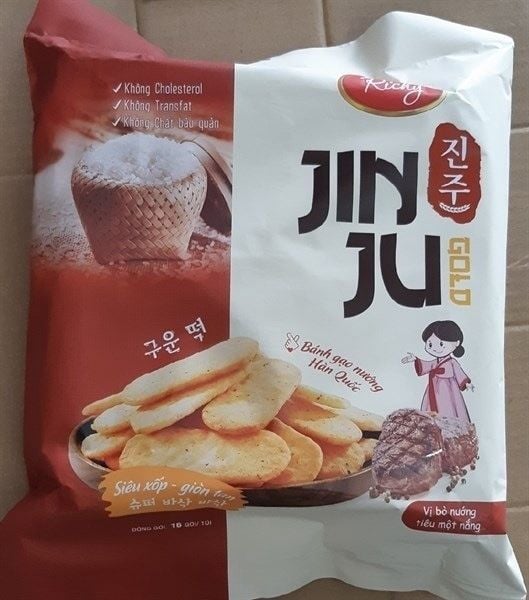 Bánh gạo Jin ju vị bò nướng