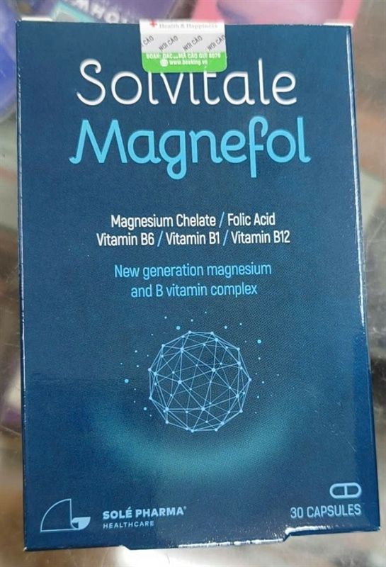 Solvitale Magnefol magnesium vitamin B H30v