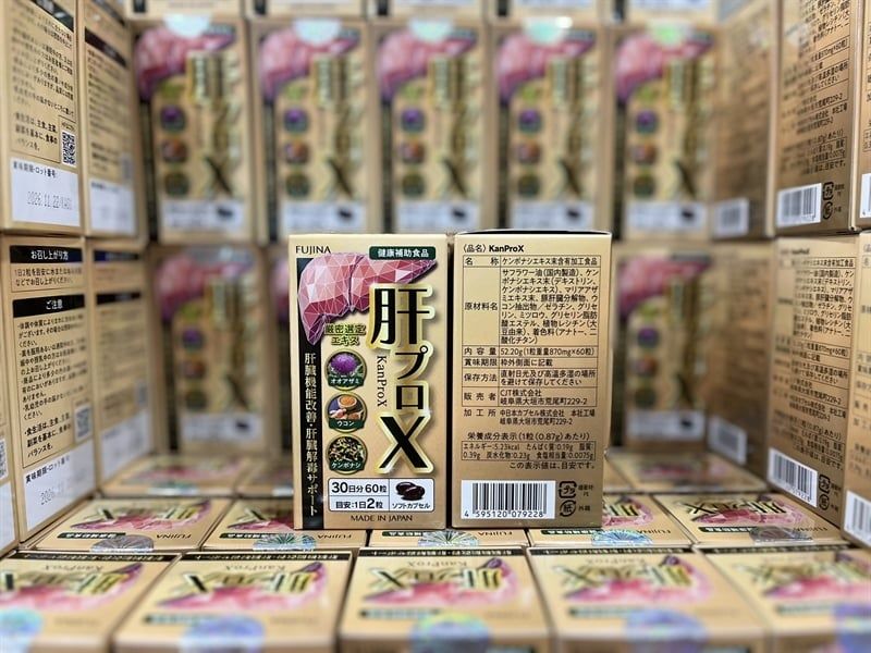 Giải độc gan kanprox fujina lọ 60 viên