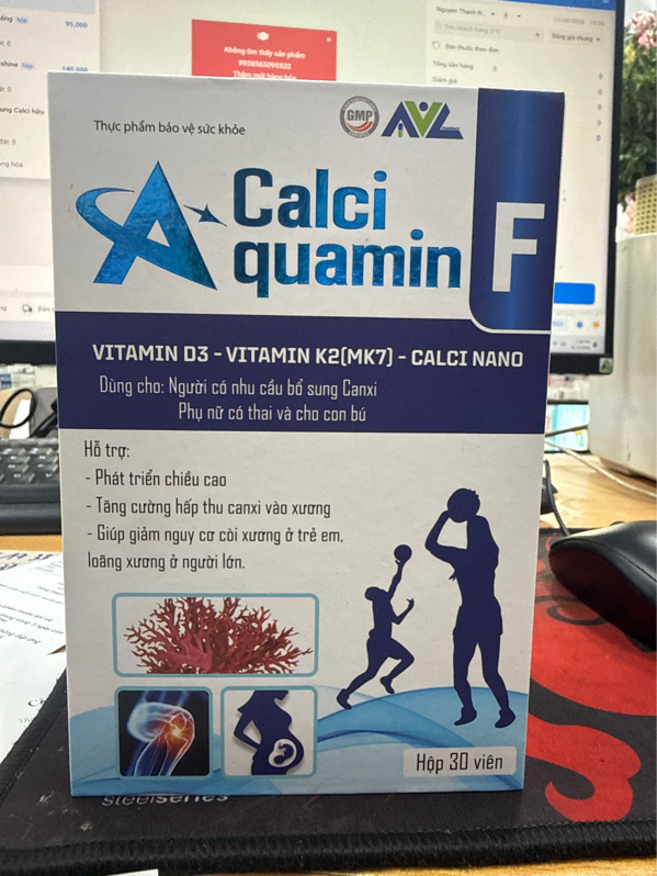 Calci Aquamin F hộp 30v