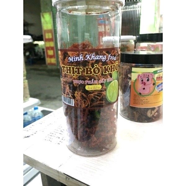 Khô gà lá chanh hộp 250g