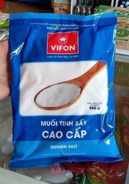 MUỐI TINH sấy cao cấp Vifon gói 950g
